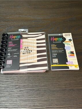 NEW Happy Planner Kind & Wild Daily Planner + Pressed & Painted Stickers